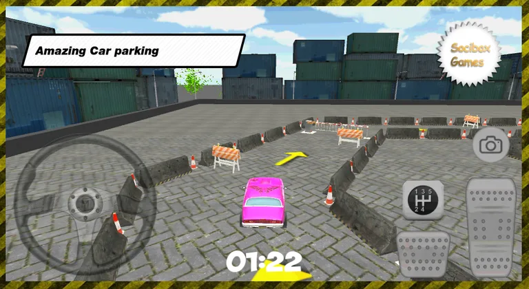 Real Pink Car Parking screenshot 6