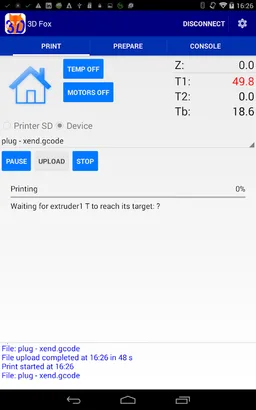 3D Fox - 3D Printer / CNC Cont screenshot 7