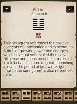 Book of changes screenshot 1