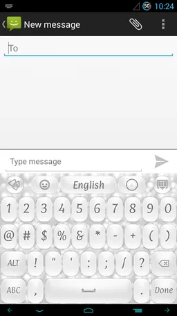 White Pearl Keyboard screenshot 3