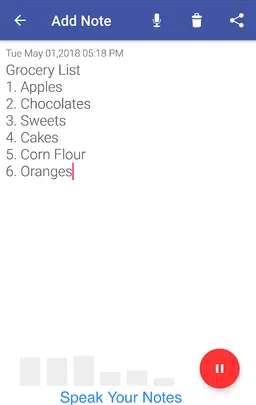 Speak Notes: Speak & Type Memo Pad with Reminder screenshot 3