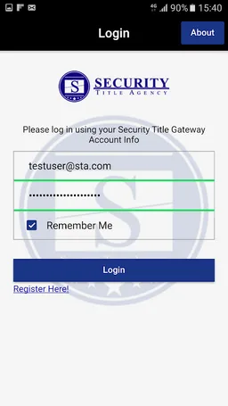 Security Title Gateway screenshot 2