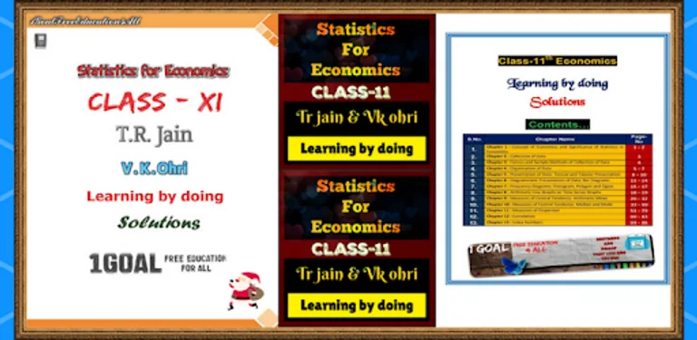 Economics Class-11 Statistics(TR Jain) - 2 cover image
