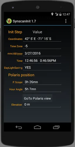 SynscanInit 2 screenshot 4