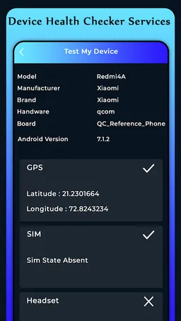 Device Health Checker Services screenshot 1