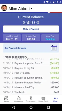 Aeries Mobile Portal screenshot 9