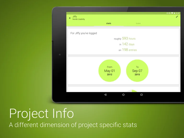 Jiffy - Time tracker screenshot 4