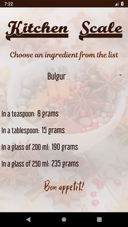 Kitchen Scale screenshot 3