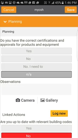 myosh Safety Software screenshot 4