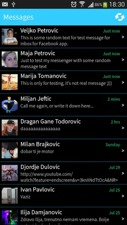 Lite Messenger screenshot 1