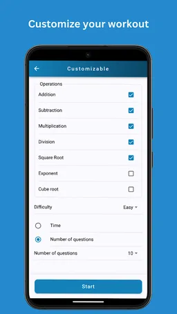 Math Workout - Brain Training screenshot 4