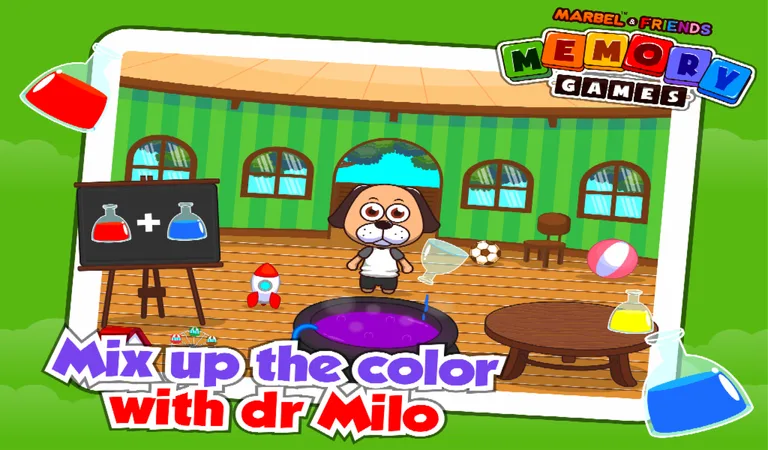 Memory and Logic Games with Marbel screenshot 14