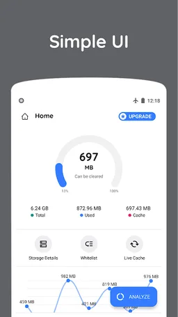 Zero Cleaner: clear cache screenshot 1