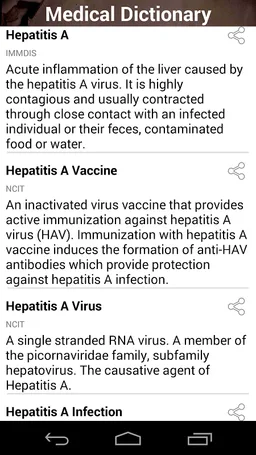 Medical & Medicine Dictionary screenshot 6