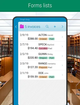Binders | Database screenshot 2