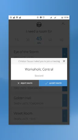 Joan - Meeting room booking system screenshot 2