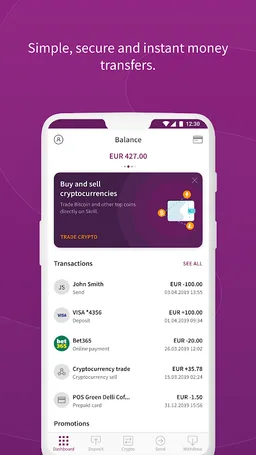 Skrill - Fast, secure online payments screenshot 2