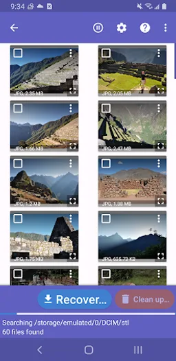DiskDigger photo/file recovery screenshot 1