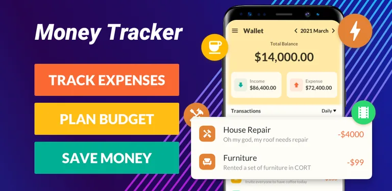 Money Tracker Expense Tracker cover image