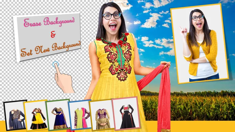 Anarkali Dress Photo Suit screenshot 2