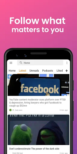 RSS Reader : Feeds & Podcasts screenshot 4