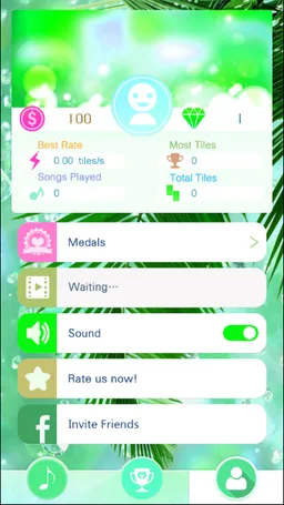 Green Magic Tiles Piano Go screenshot 7