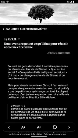 365 jours aux pieds du Maître screenshot 2