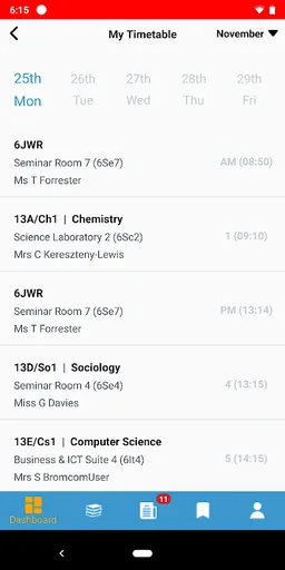 Bromcom Student App screenshot 6