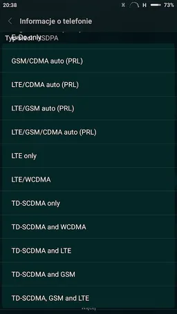 Force LTE Only screenshot 2