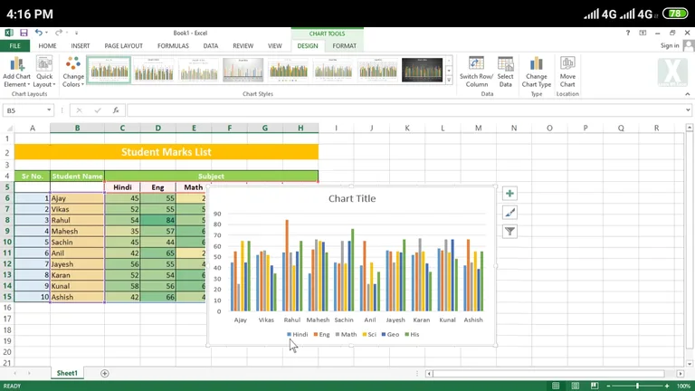 Learn MS Excel Basics screenshot 8