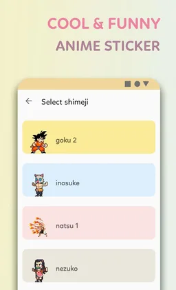 Anime Shimeji - Cool Sticker A screenshot 3