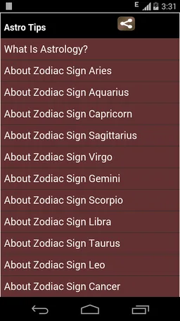 astrology tips screenshot 1