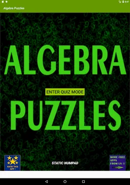 Algebra Puzzles screenshot 7