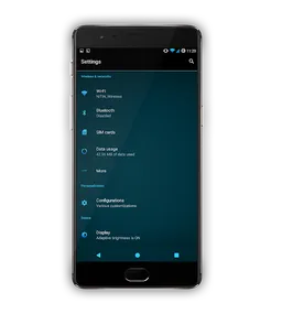 [Substratum] Neon Blue Theme screenshot 10