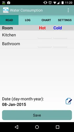 Water Consumption screenshot 1
