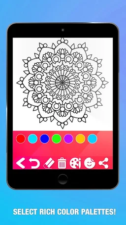 Mandala Designs - Coloring Boo screenshot 6