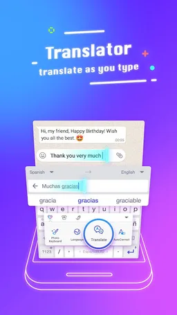 Typany Keyboard - Fast & Free screenshot 5