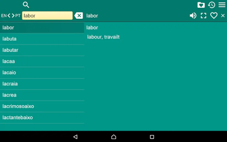 Portuguese English Dictionary screenshot 8