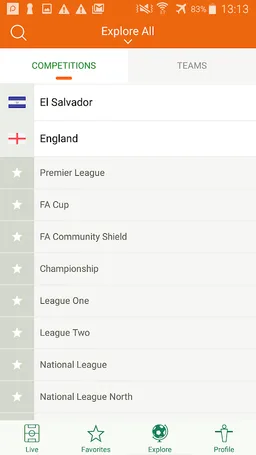 Futbol24 soccer livescore app screenshot 4