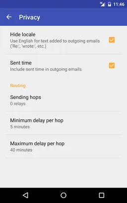 Bote: Private Email on I2P screenshot 8