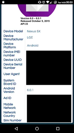 My Device IDs screenshot 3