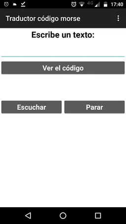 Traductor codigo morse screenshot 4