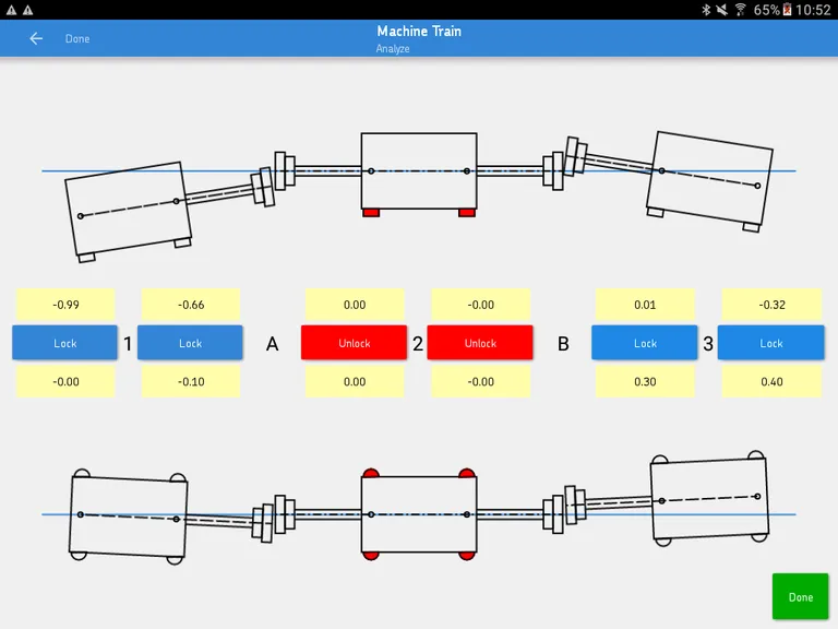 SKF Machine train alignment screenshot 13