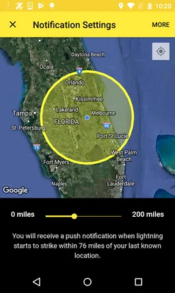 My Lightning Tracker - Live Thunderstorm Alerts screenshot 10