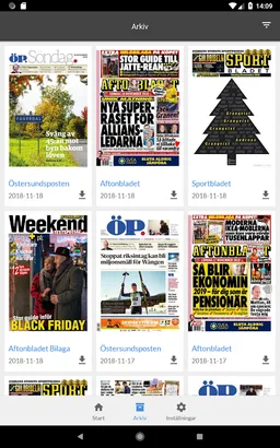 Östersunds-Posten e-tidning screenshot 4