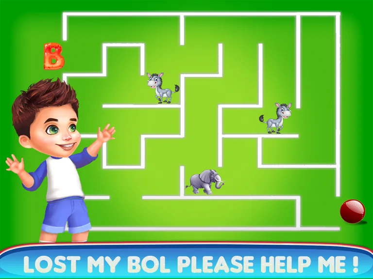 Kids Maze : Educational Puzzle Game for Kids screenshot 1