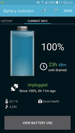 Battery Percentage Indicator screenshot 2