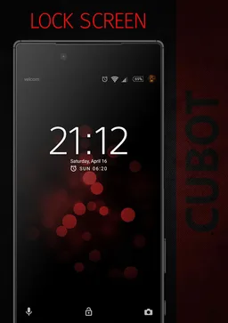 Theme Xp - CUBOT RED screenshot 2