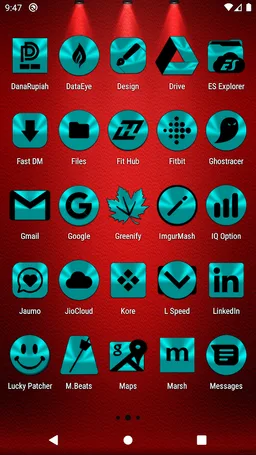 Cyan and Black Icon Pack ✨Free✨ screenshot 21