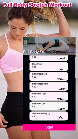 Full body stretch at home screenshot 4